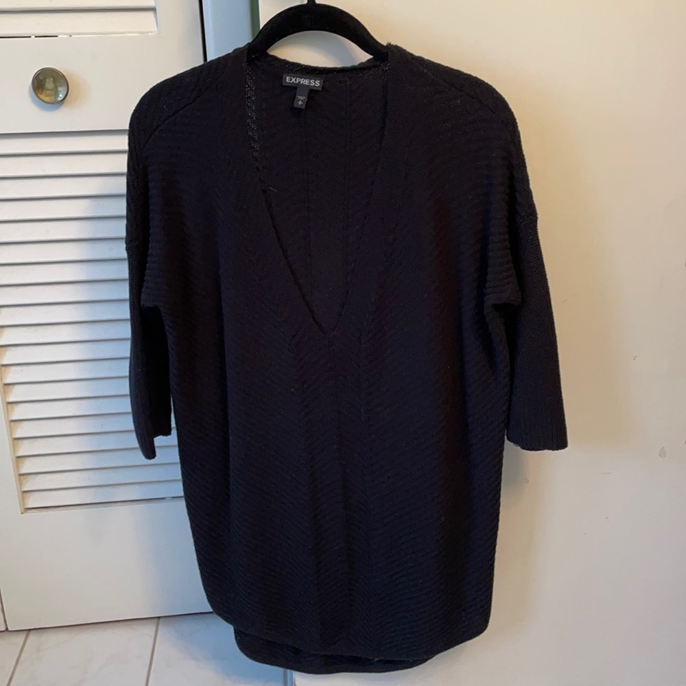 Express Small black sweater